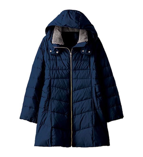 BELLUNA（ベルーナ）の「フレンチダウン使いロング丈デザインコート（ロングコート）」｜詳細画像