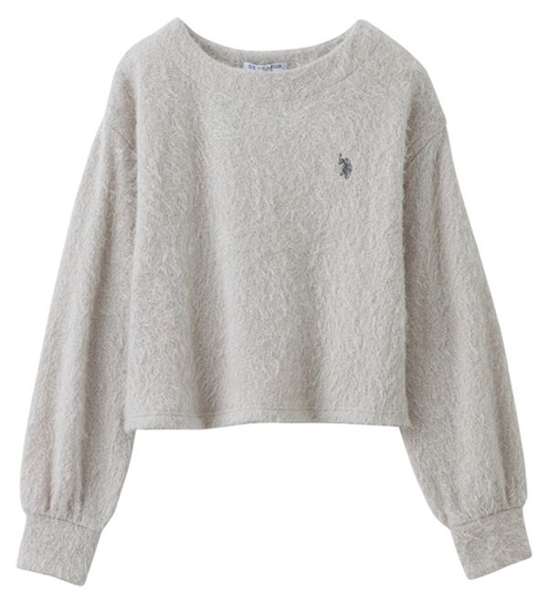 GeeRA（ジーラ）の「【U.S. POLO ASSN.】シャギーニットソートップス（ニット・セーター）」｜詳細画像