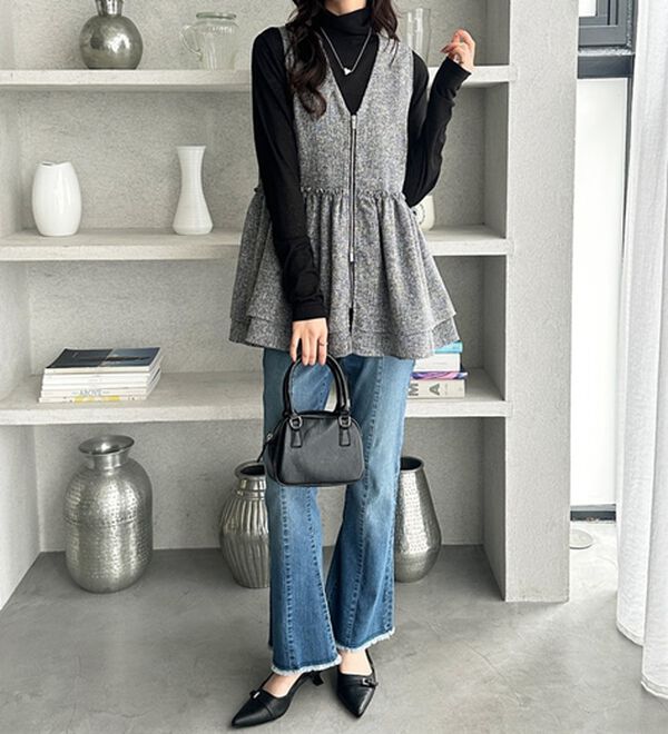 GeeRA（ジーラ）の「シアースラブハイネックトップス（カットソー）」｜詳細画像