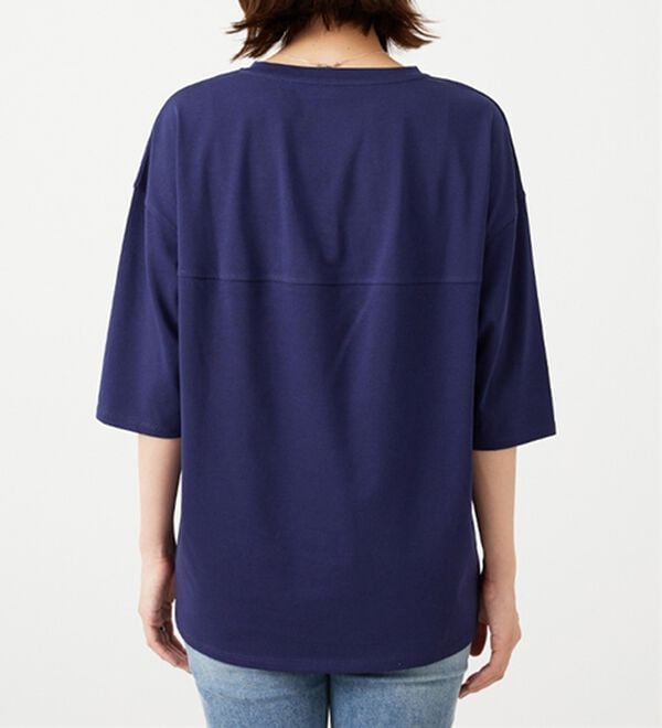 BELLUNA（ベルーナ）の「ヒンヤリ冷感！切替デザインプルオーバー（カットソー）」｜詳細画像