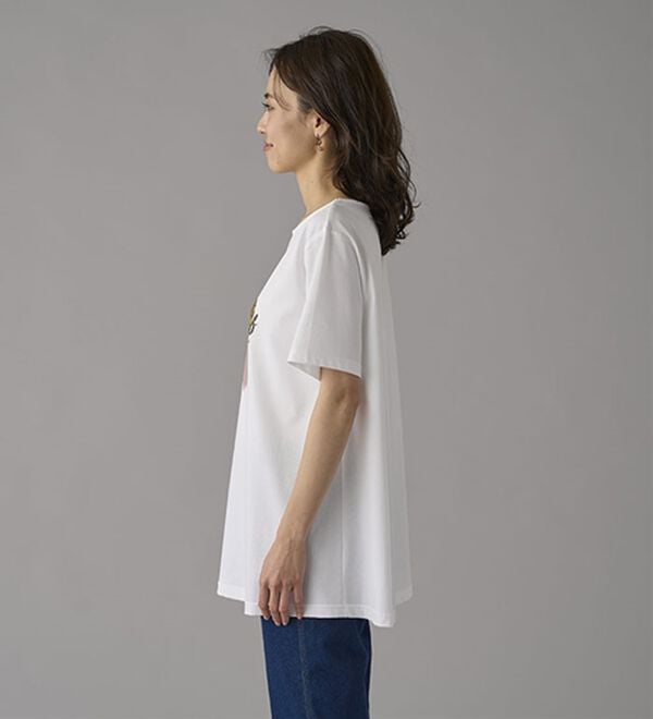 BELLUNA（ベルーナ）の「一枚で着映えるデコラＴ（Tシャツ）」｜詳細画像