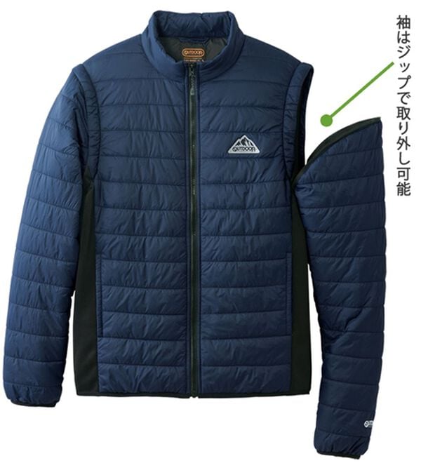 「＜アウトドアプロダクツ＞中わた２ＷＡＹジャケット（メンズコート）」｜詳細画像