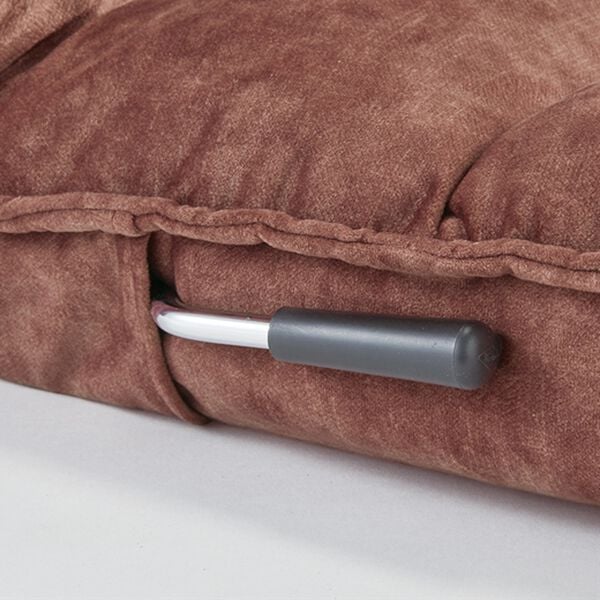 「起き上がりしやすいレバー式もこもこ座椅子（座椅子）」｜詳細画像