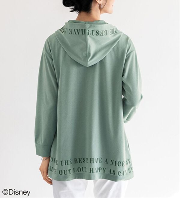 BELLUNA（ベルーナ）の「＜Ｄｉｓｎｅｙ＞【ミッキー】ロゴプリント裏メッシュパーカー（パーカー）」｜詳細画像