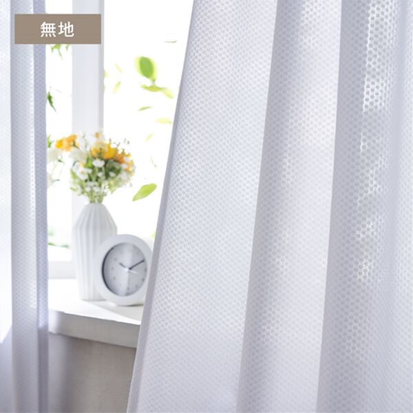 iellio（イエリオ）の「【日本製】断熱保温・UVカット付レースカーテン＜見えにくいレース・100サイズ・節電・省エネ対策・日焼け対策・洗える＞（レースカーテン）」｜詳細画像