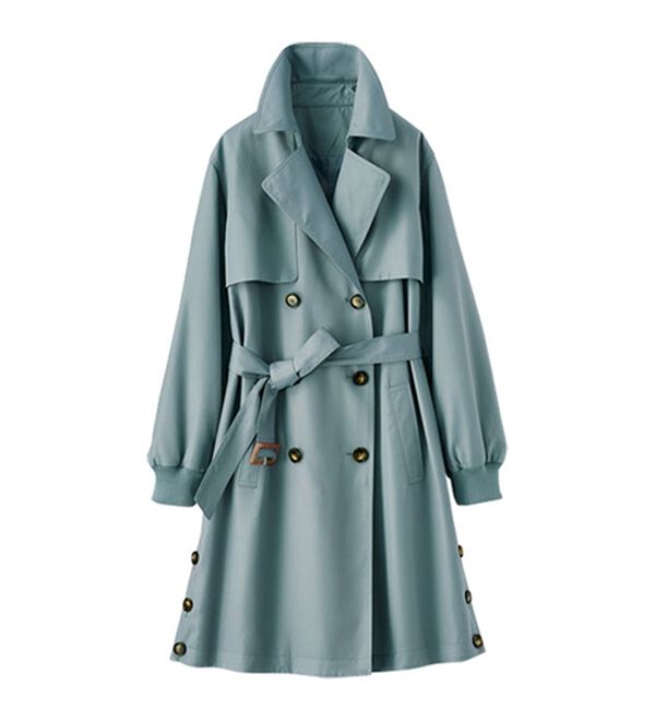 BELLUNA（ベルーナ）の「花粉対策！袖リブ使いトレンチコート（ロングコート）」｜詳細画像