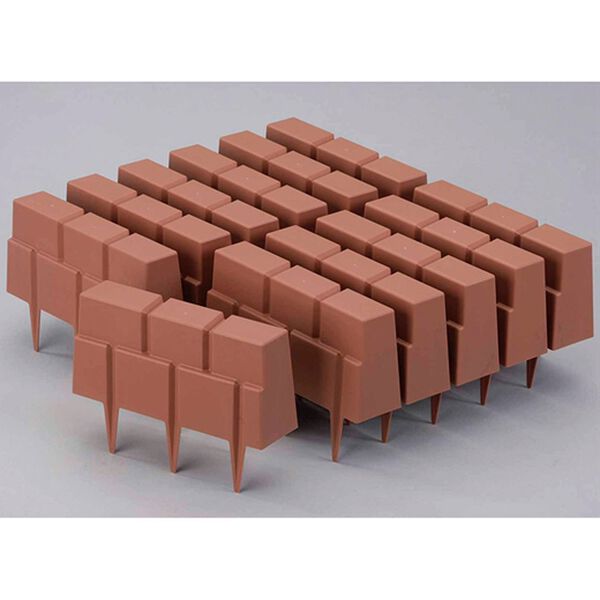 「樹脂製ガーデンレンガブロック２４個組（ガーデニング・園芸用品）」｜詳細画像