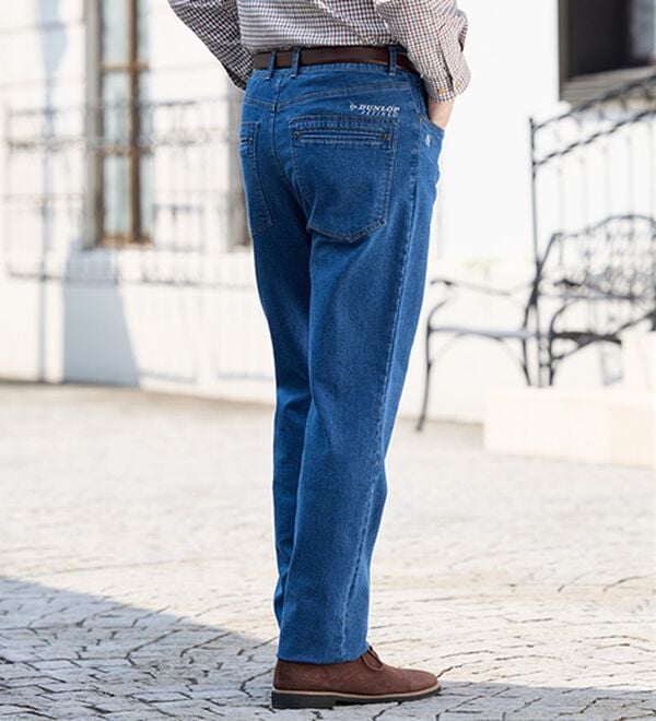 「＜ダンロップ・リファインド&times;コムルヴァン・オム＞蓄熱保温プレミアムジーンズ（メンズデニムパンツ）」｜詳細画像