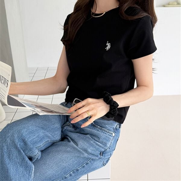 GeeRA（ジーラ）の「【ＵＳ．ＰＯＬＯ．ＡＳＳＮ】汗染み防止ミニＴシャツ（Tシャツ）」｜詳細画像