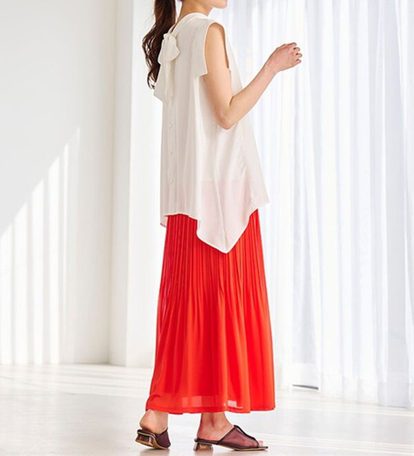 RANAN（ラナン）の「シフォンプリーツマキシスカート（ロングスカート）」｜詳細画像