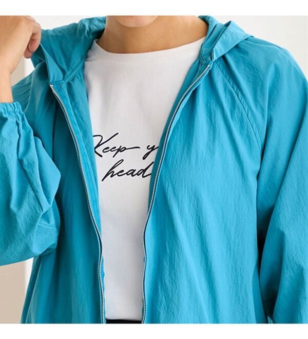 BELLUNA（ベルーナ）の「はっ水加工！軽量パーカー（ブルゾン）」｜詳細画像