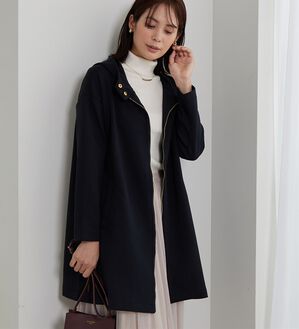 BELLUNA（ベルーナ）の「衿デザインロング丈パーカー（パーカー）」｜詳細画像