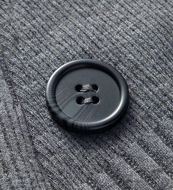 BELLUNA（ベルーナ）の「ボーダージャカード素材釦使いジャンパードレス（ジャンパースカート）」｜詳細画像