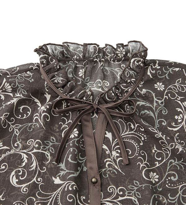 RANAN（ラナン）の「オーナメントプリントロングワンピ（ロングワンピース）」｜詳細画像