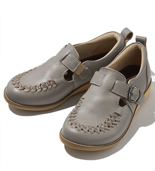 ルフラン（ルフラン）の「＜メディフィット＞５Ｅベルト付メッシュシューズ（スニーカー）」｜グレー