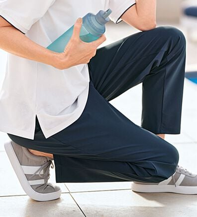 BELLUNA（ベルーナ）の「【接触冷感】シャリのび！速乾テーパードパンツ（テーパードパンツ）」