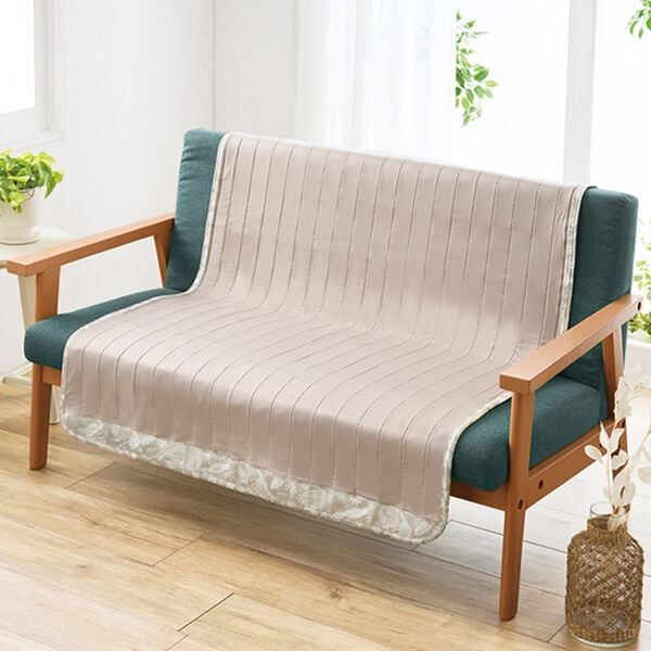 「はっ水冷感キルトソファカバー（ソファーカバー）」｜モカ