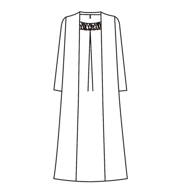 BELLUNA（ベルーナ）の「静電気防止！洗えるゆったりフォーマルワンピース（ブラックフォーマル（喪服・礼服））」｜詳細画像