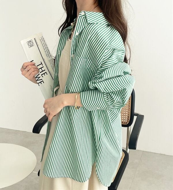 GeeRA（ジーラ）の「アソート柄オーバーサイズシャツ（シャツ）」｜詳細画像