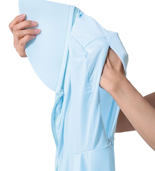 「フェイスガード付きＵＶカットパーカ（パーカー）」｜詳細画像