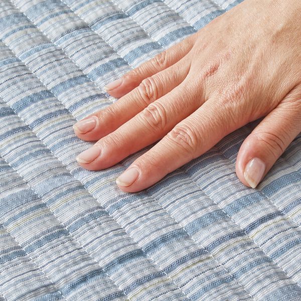 「新さわやか綿しじら刺繍入り軽寝具シリーズ（ボックスシーツ・ベッドシーツ）」｜詳細画像