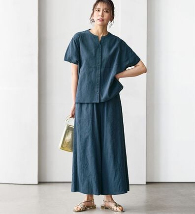 BELLUNA（ベルーナ）の「ゆったり涼しげ！ドルマンセットアップ（セットアップ）」