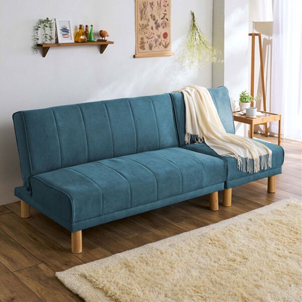 4WAYスタイリッシュソファベッド＜リクライニングソファ・カウチ