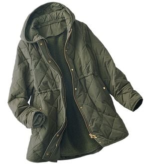 BELLUNA（ベルーナ）の「中わたキルト２ＷＡＹロングコート（ロングコート）」｜詳細画像