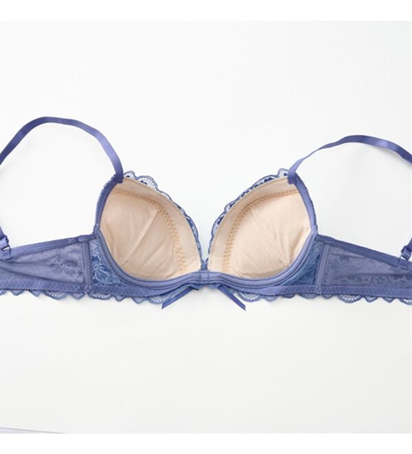 YU'NOW（ユナウ）の「【３点セット】ヌーディーレースブラ＆ショーツ＆Ｔバック（ブラジャー＆ショーツセット）」｜詳細画像