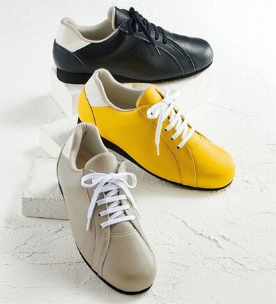 BELLUNA（ベルーナ）の「柔らか～！イタリアンレザー快適スニーカー（スニーカー）」