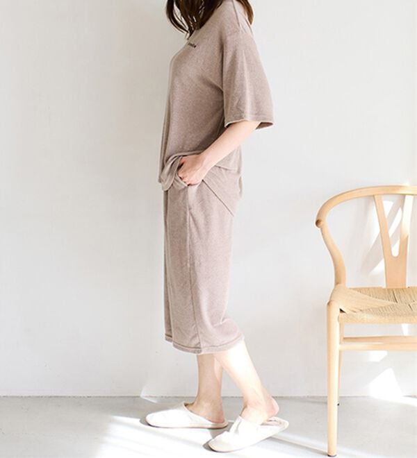 LAVIENNE（ラヴィエンヌ）の「【着るタオル】サラッと気持ちいい！パイルパジャマ（パジャマ・ルームウェア）」｜詳細画像