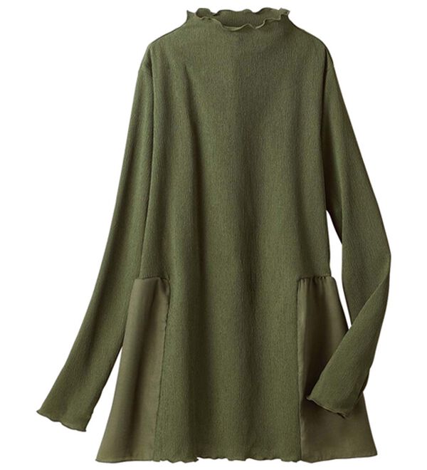 ルフラン（ルフラン）の「【２色組】楊柳切替チュニック（チュニック）」｜詳細画像