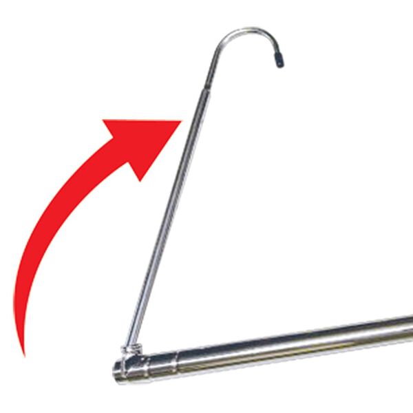 「ステンレス製伸縮サブハンガー（その他日用品・趣味雑貨）」｜詳細画像