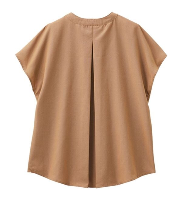 GeeRA（ジーラ）の「綿タッチフレンチスリーブブラウス（ブラウス）」｜詳細画像