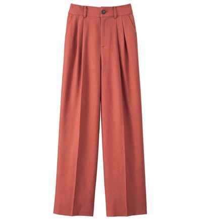 ルフラン（ルフラン）の「こ綺麗でこなれたウールライクパンツ（フルレングスパンツ）」