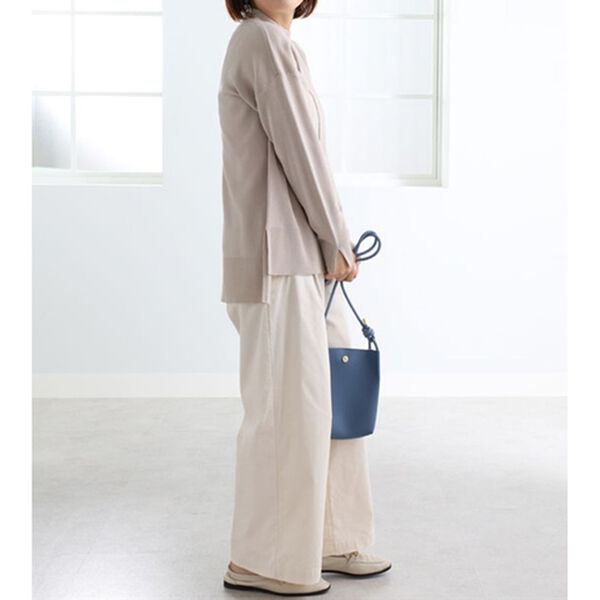 BELLUNA（ベルーナ）の「袖スリットデザインニットプルオーバー（ニット・セーター）」｜詳細画像