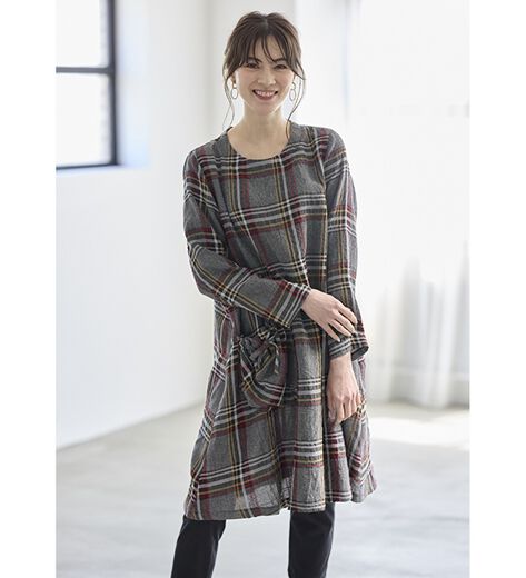 bonpoint ボンポワン ワンピース ドッキングワンピース 14A チェック