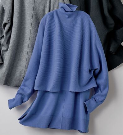 BELLUNA（ベルーナ）の「着回し自在！ニットベストアンサンブル（アンサンブル）」