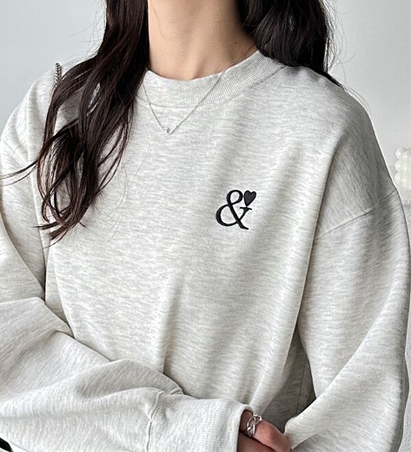 GeeRA（ジーラ）の「アンドハートショートスウェット（カットソー）」｜詳細画像