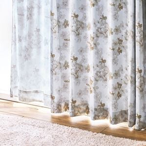 「簡単！素敵にコーディネートカーテンセット「セシリー」（ドレープカーテン）」｜ベージュ