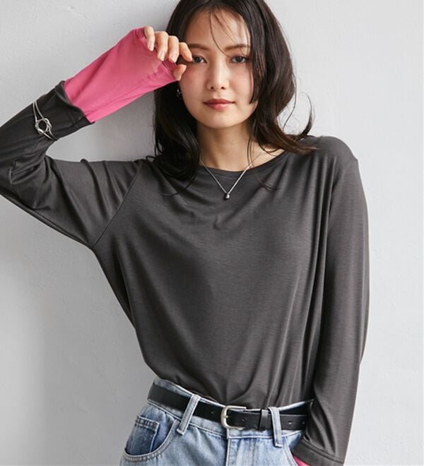 RANAN（ラナン）の「レイヤードスリーブロンＴＥＥ（カットソー）」｜詳細画像