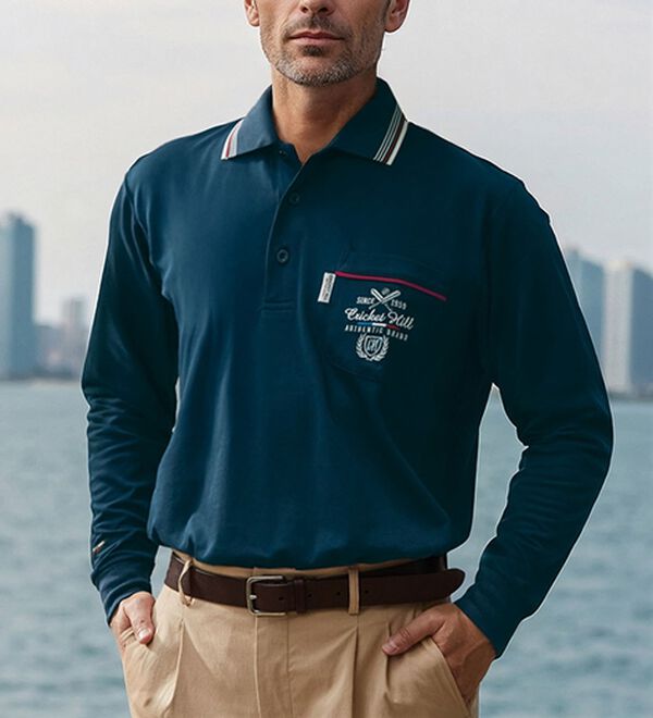 「＜Ｂｅ　ＣＨＡＮＣＥ＞着心地快適　ブランドデザインポロシャツ（メンズポロシャツ）」｜詳細画像