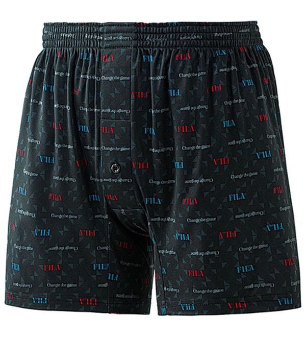 「【３枚組】＜フィラ＞柔らか裏起毛デザインニットトランクス（メンズトランクス）」｜詳細画像