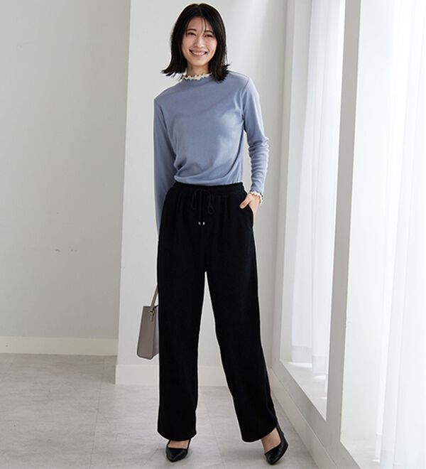 BELLUNA（ベルーナ）の「重ね着風フリル衿プルオーバー（カットソー）」｜詳細画像