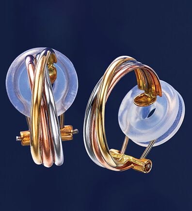 BELLUNA（ベルーナ）の「スリーカラーイヤリング・ピアス（イヤリング・ピアス）」