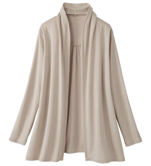 LAVIENNE（ラヴィエンヌ）の「サッと羽織れる着回し最適カーディガン（ニットカーディガン）」｜詳細画像