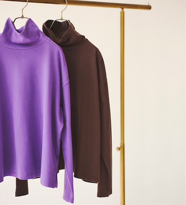 RANAN（ラナン）の「＜ＢＣ＞綿１００％&times;吸湿発熱！あったかタートルネック（カットソー）」｜詳細画像