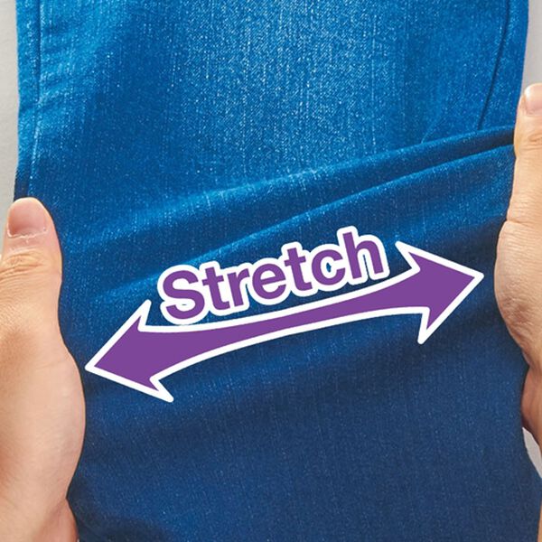 BELLUNA（ベルーナ）の「サイズ満載！裏起毛ぐん伸びデニムパンツ（フルレングスパンツ）」｜詳細画像