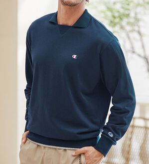 「＜チャンピオン＞衿デザイントレーナー（メンズトレーナー）」｜詳細画像