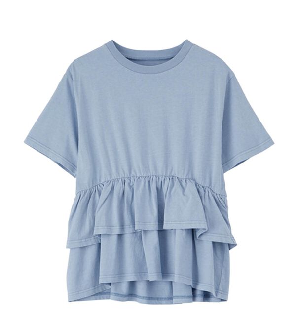 RANAN（ラナン）の「ピグメントフリルトップス（カットソー）」｜詳細画像